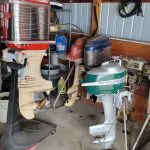 Antique outboard collection