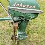 1954 Johnson Seahorse 10 Outboard. Model QD-15