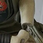 Carry handle part for ‘67 3 hp Johnson model JHF22C (folding motor)