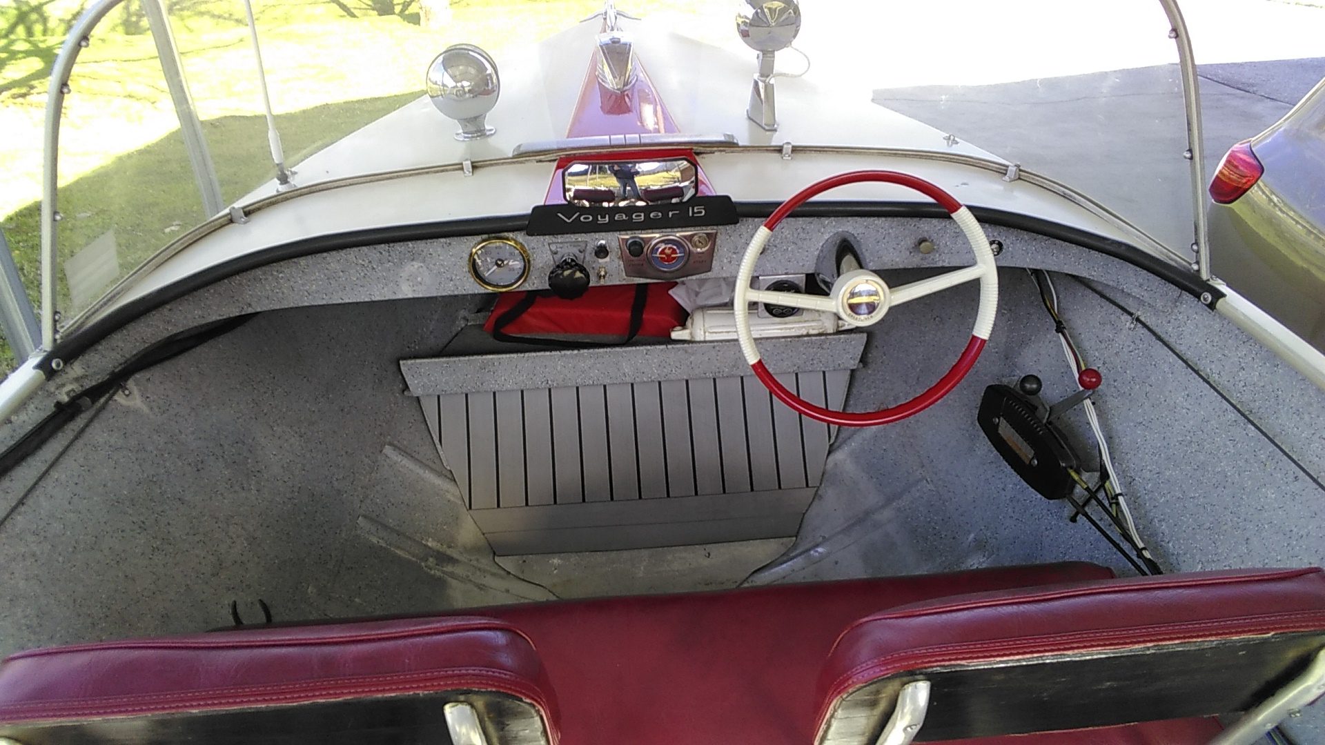 Topic Eye Candy my almost finished 1959 Crestliner Voyager Antique