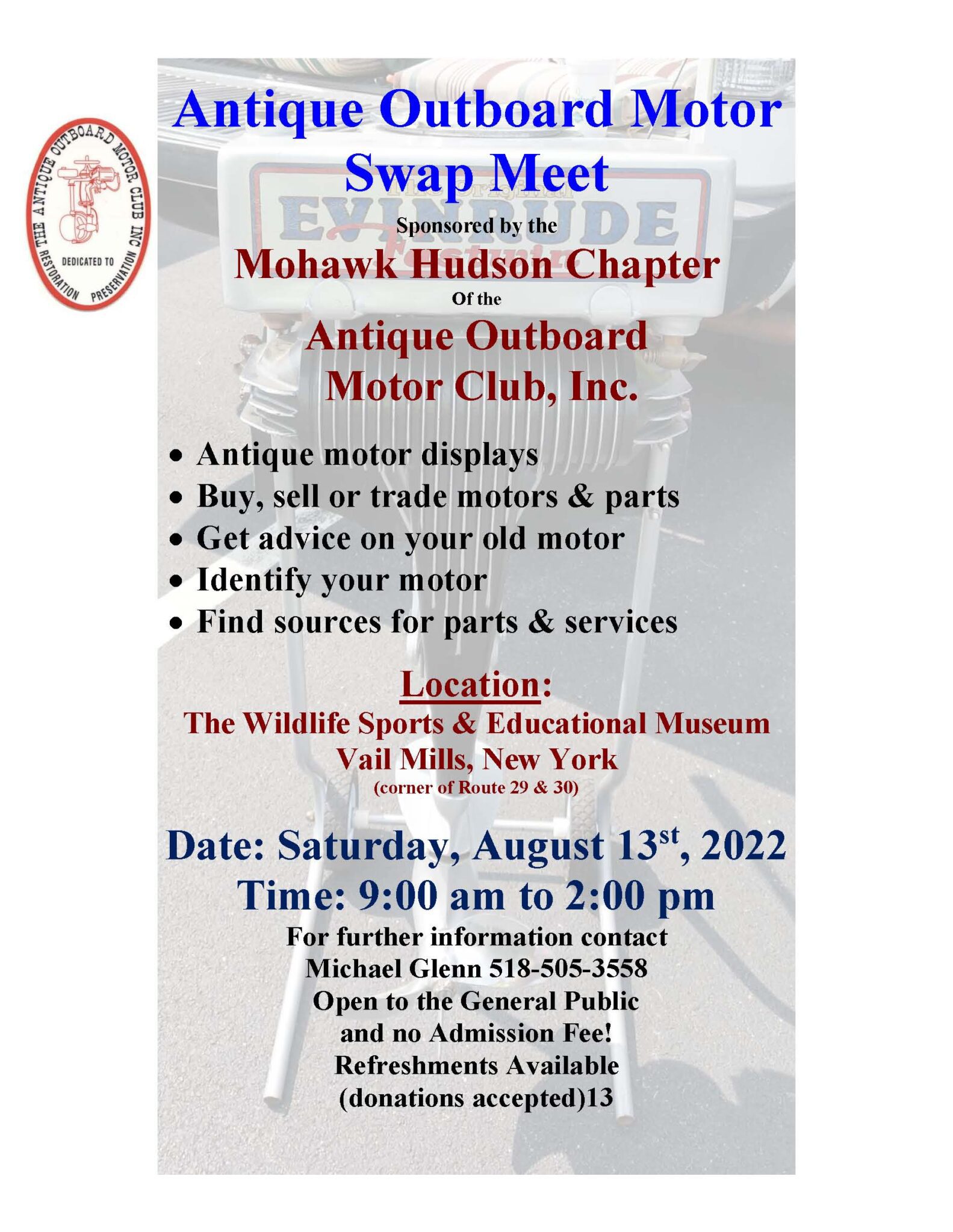 The Wildlife Museum Meet Antique Outboard Motor Club,Inc