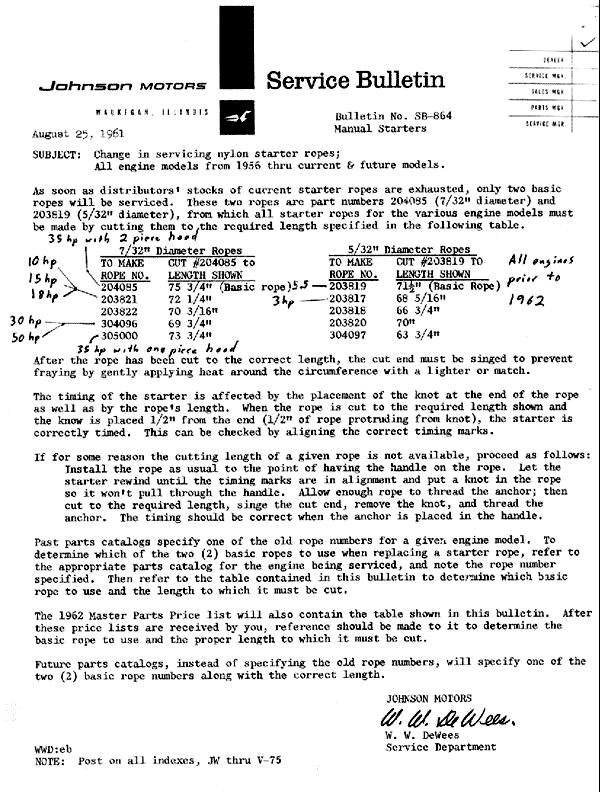 Johnson-Service-Bulletin-864-Starter-Ropes