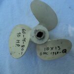 MICHIGAN ALUMINUM SMC867 PROP EVINRUDE-JOHNSON-GALE 1960 THRU 1968 60HP- 90HP 10 INCH DIA. X 13 P.