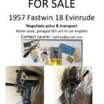 1957 Fastwin 18 HP Evinrude