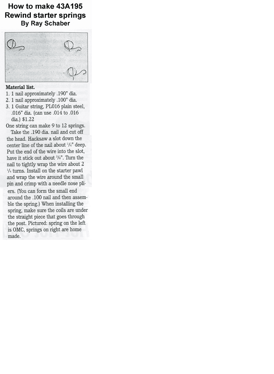 43A195-Rewind-Pawl-Springs