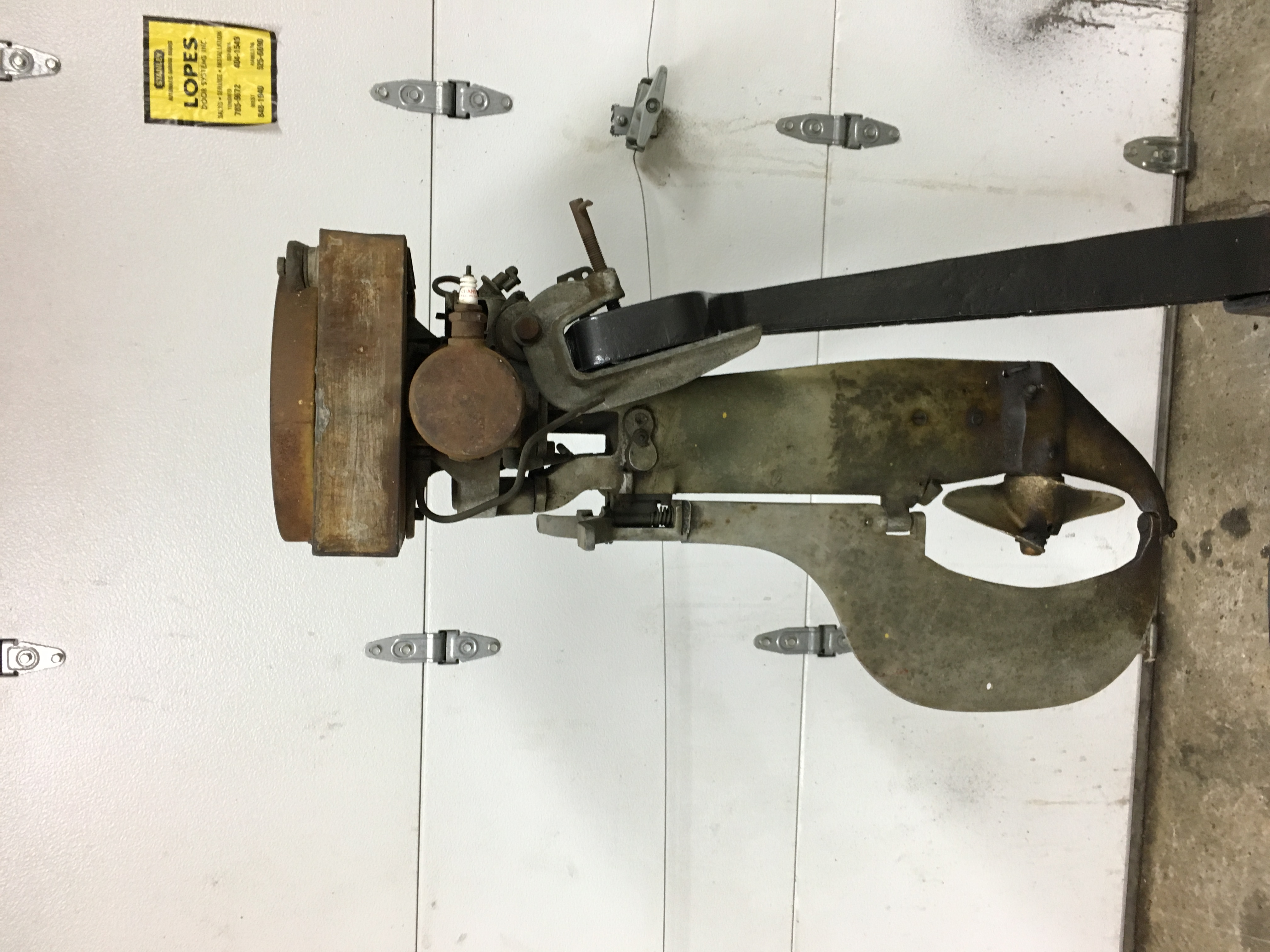 Reproduction Elto Ruddertwin outboard Motor Aluminum Data Plate 