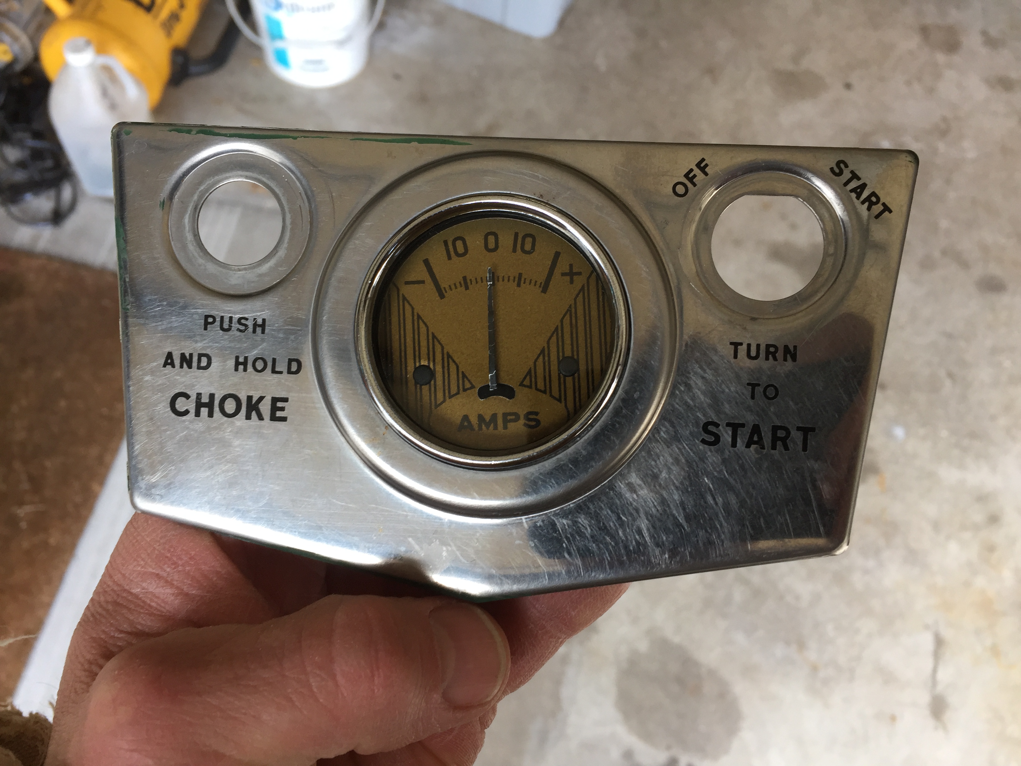 Topic 1958 Johnson 35HP dash plate question.. Antique Outboard Motor